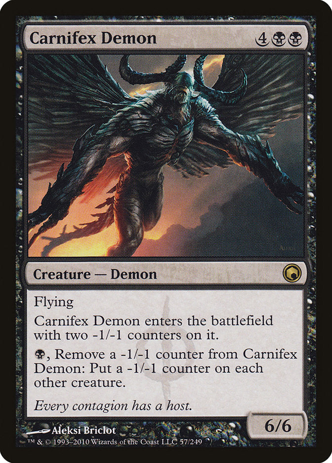 Carnifex Demon [Scars of Mirrodin] | Empire Gaming NC