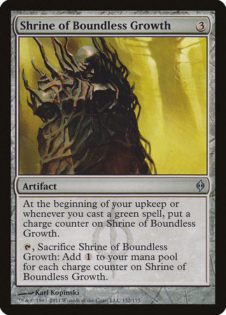 Shrine of Boundless Growth [New Phyrexia] | Empire Gaming NC