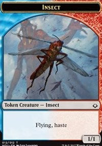 Insect // Zombie Double-sided Token [Hour of Devastation Tokens] | Empire Gaming NC