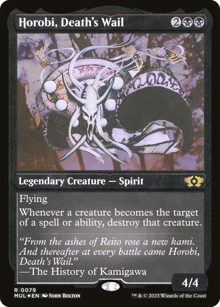 Horobi, Death's Wail (Foil Etched) [Multiverse Legends] | Empire Gaming NC