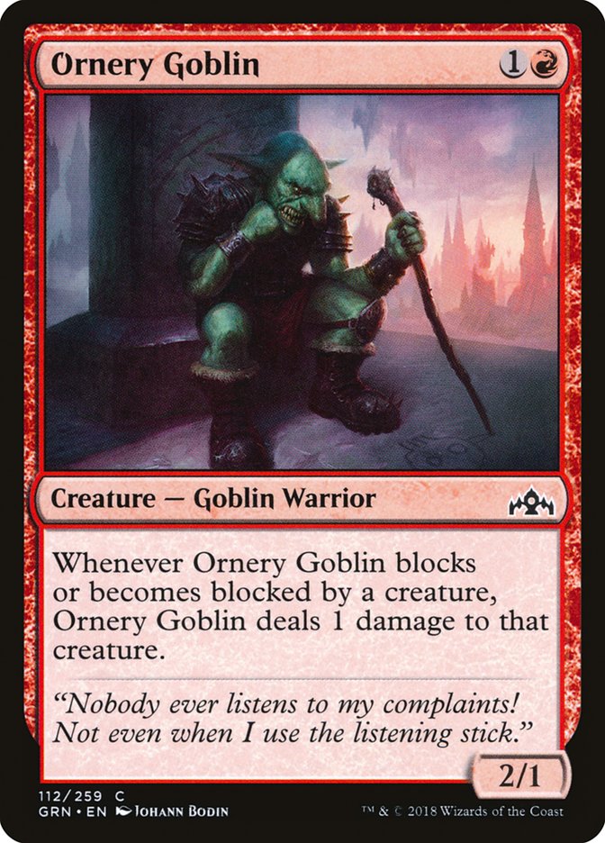 Ornery Goblin [Guilds of Ravnica] | Empire Gaming NC