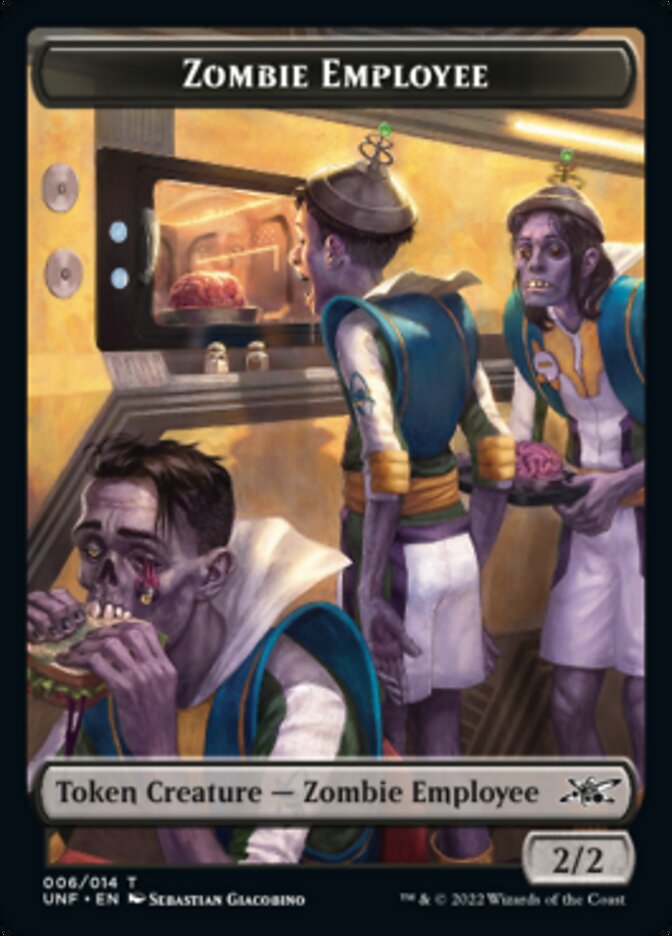 Zombie Employee Token [Unfinity Tokens] | Empire Gaming NC