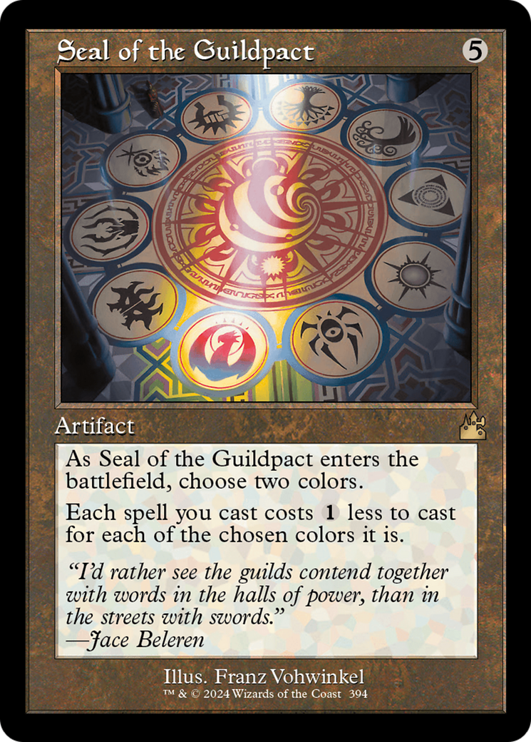 Seal of the Guildpact (Retro Frame) [Ravnica Remastered] | Empire Gaming NC