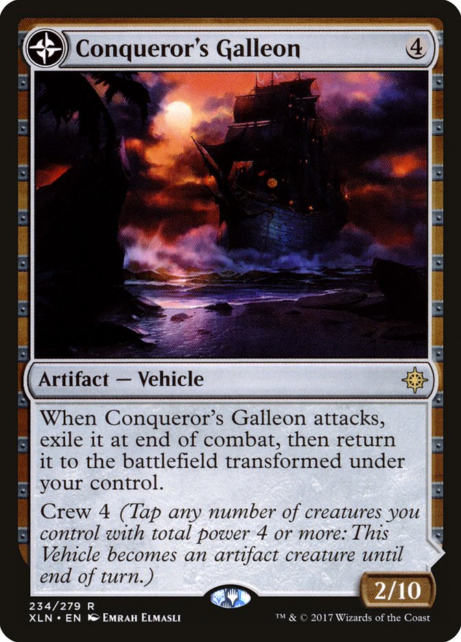 Conqueror's Galleon // Conqueror's Foothold [Ixalan] | Empire Gaming NC