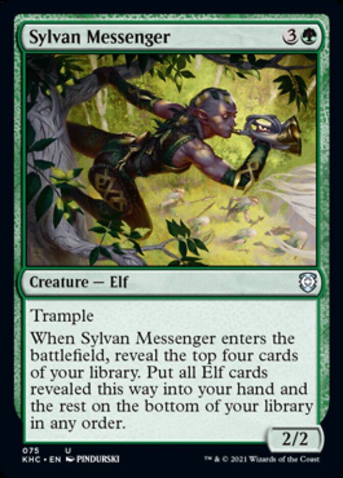 Sylvan Messenger [Kaldheim Commander] | Empire Gaming NC