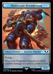 Soldier (004) // Vanguard Suppressor Double-sided Token (Surge Foil) [Universes Beyond: Warhammer 40,000 Tokens] | Empire Gaming NC