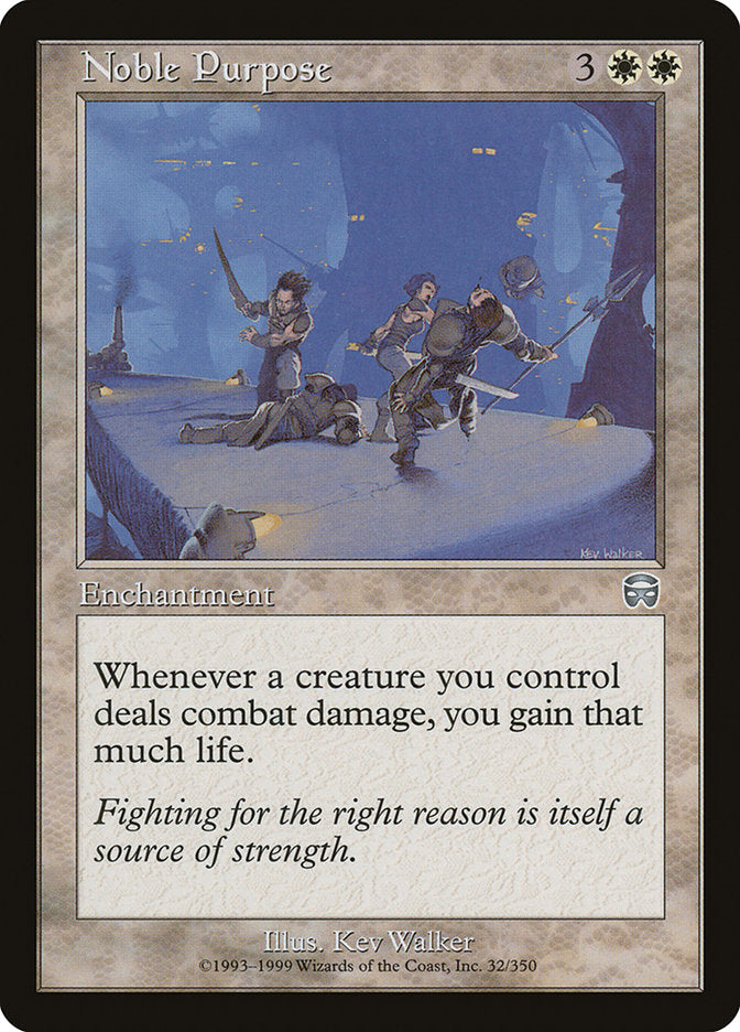 Noble Purpose [Mercadian Masques] | Empire Gaming NC