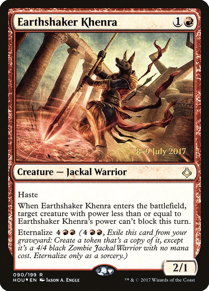 Earthshaker Khenra  [Hour of Devastation Prerelease Promos] | Empire Gaming NC