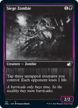 Siege Zombie [Innistrad: Double Feature] | Empire Gaming NC