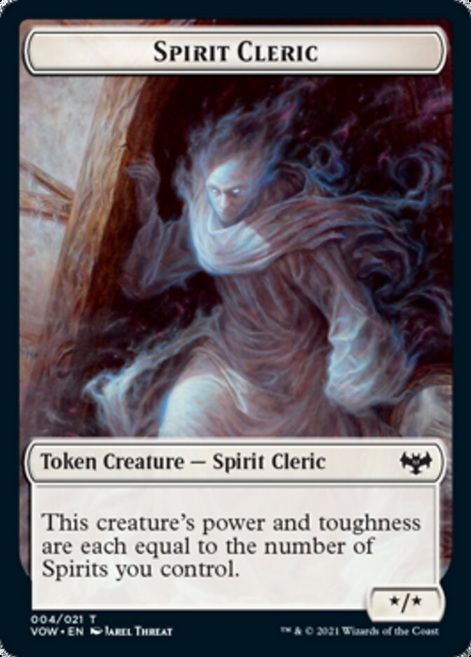 Spirit Cleric Token [Innistrad: Crimson Vow Tokens] | Empire Gaming NC