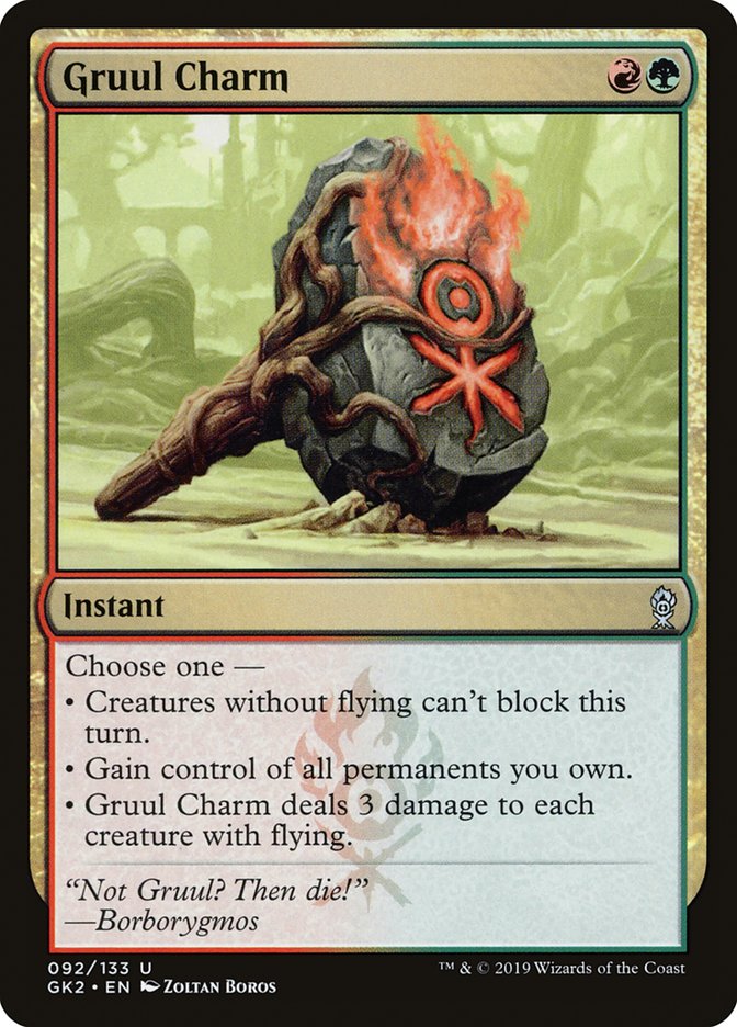 Gruul Charm [Ravnica Allegiance Guild Kit] | Empire Gaming NC