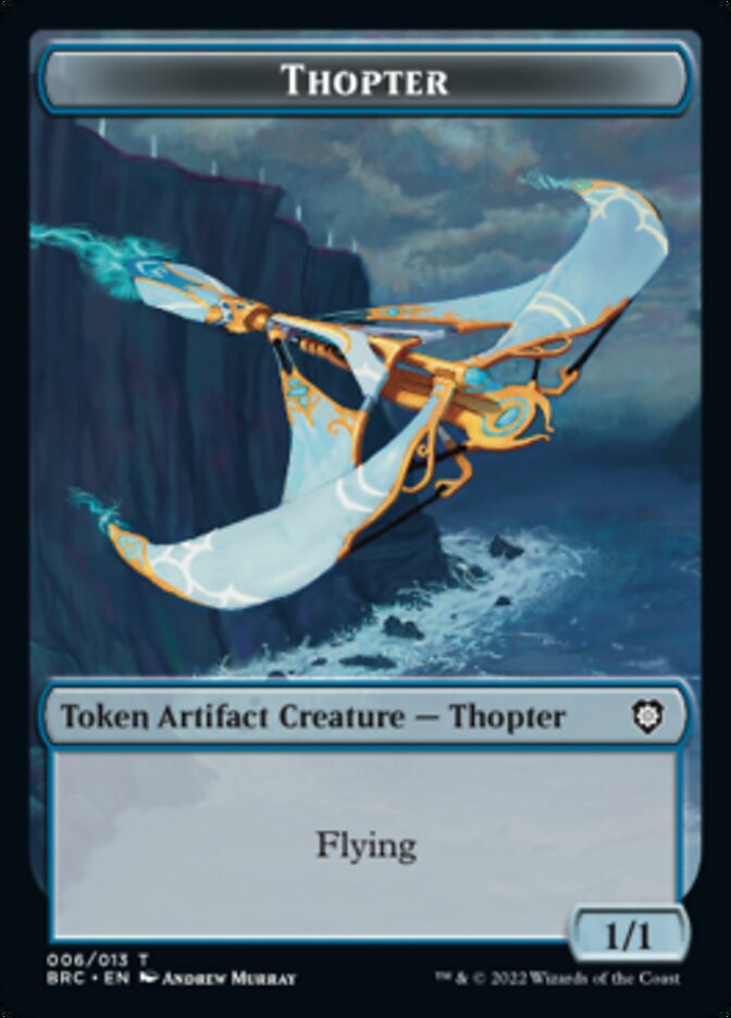 Copy // Thopter (006) Double-Sided Token [The Brothers' War Commander Tokens] | Empire Gaming NC