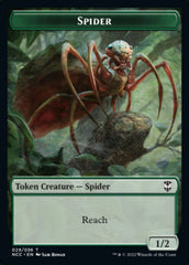 Treefolk // Spider Double-sided Token [Streets of New Capenna Commander Tokens] | Empire Gaming NC