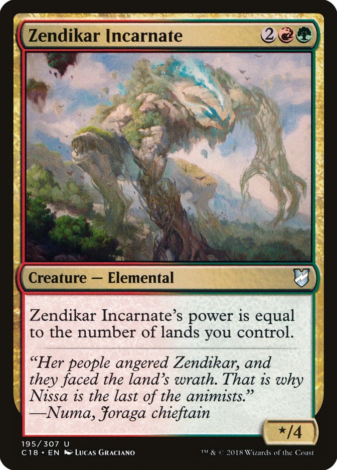 Zendikar Incarnate [Commander 2018] | Empire Gaming NC