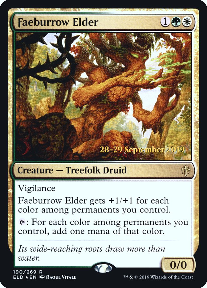 Faeburrow Elder  [Throne of Eldraine Prerelease Promos] | Empire Gaming NC