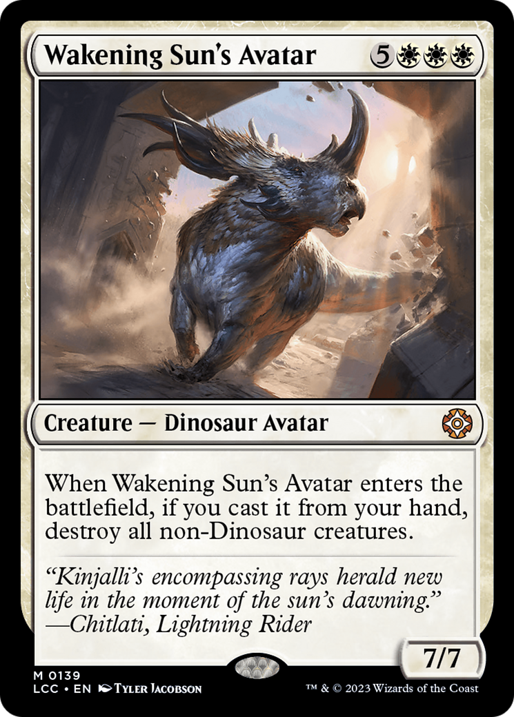 Wakening Sun's Avatar [The Lost Caverns of Ixalan Commander] | Empire Gaming NC