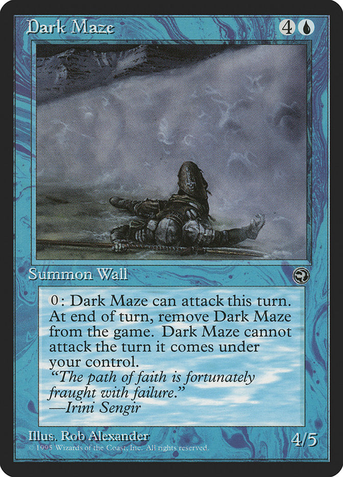 Dark Maze (Irini Sengir Flavor Text) [Homelands] | Empire Gaming NC