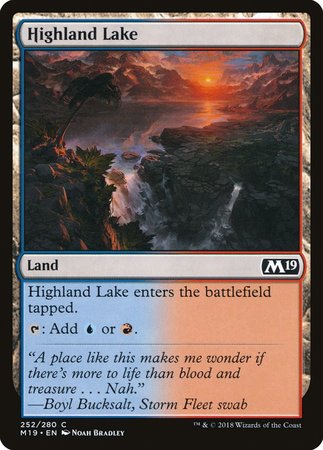 Highland Lake [Core Set 2019] | Empire Gaming NC