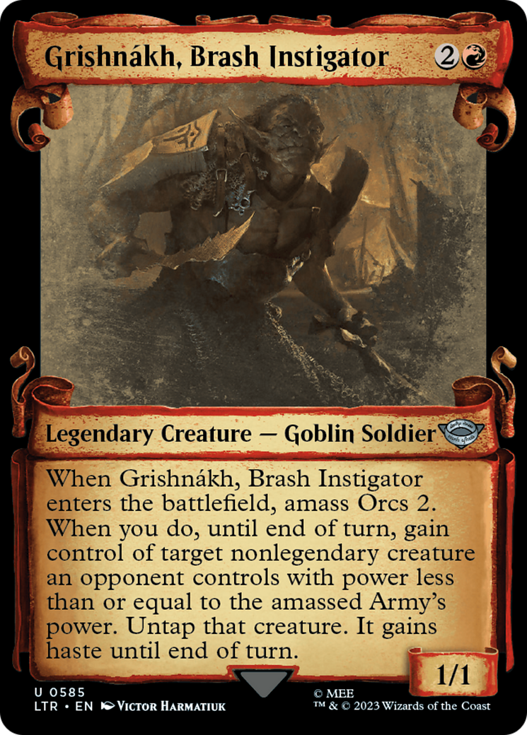 Grishnakh, Brash Instigator [The Lord of the Rings: Tales of Middle-Earth Showcase Scrolls] | Empire Gaming NC