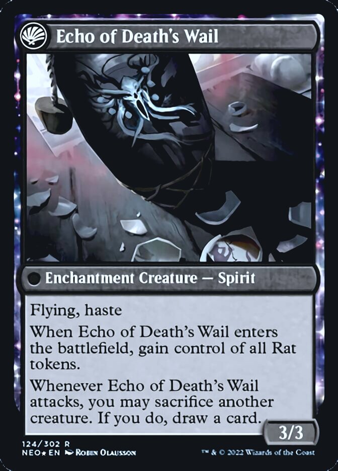 Tribute to Horobi // Echo of Death's Wail [Kamigawa: Neon Dynasty Prerelease Promos] | Empire Gaming NC