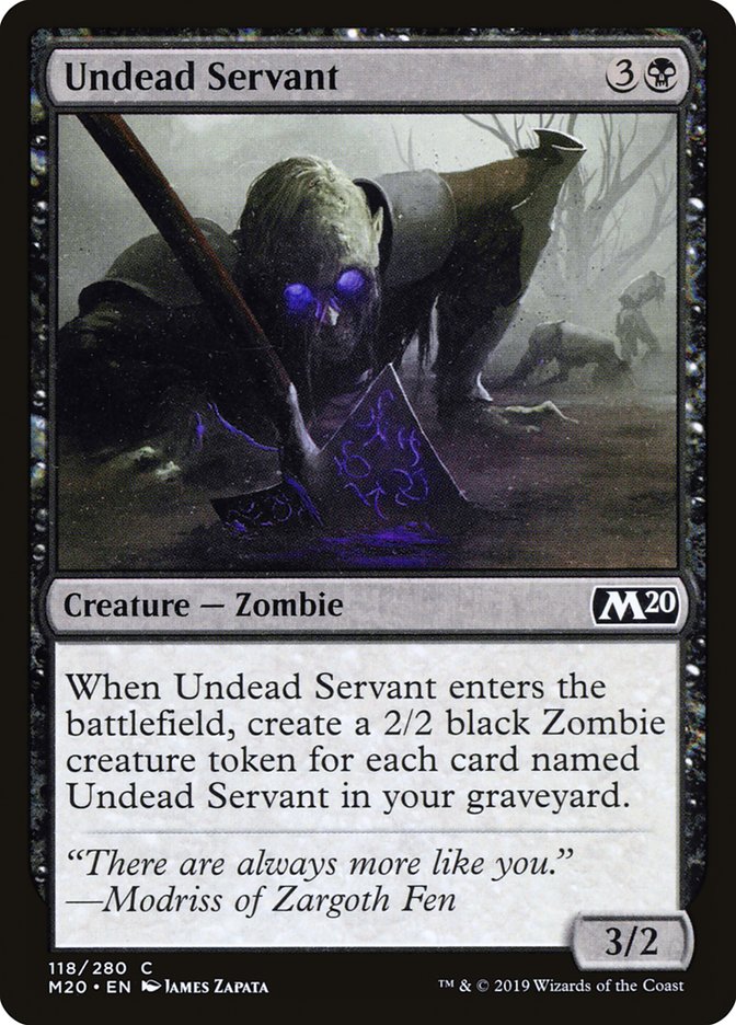 Undead Servant [Core Set 2020] | Empire Gaming NC