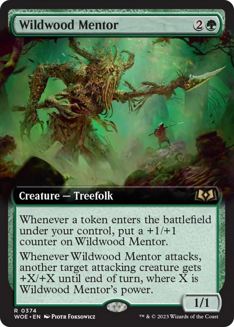 Wildwood Mentor (Extended Art) [Wilds of Eldraine] | Empire Gaming NC