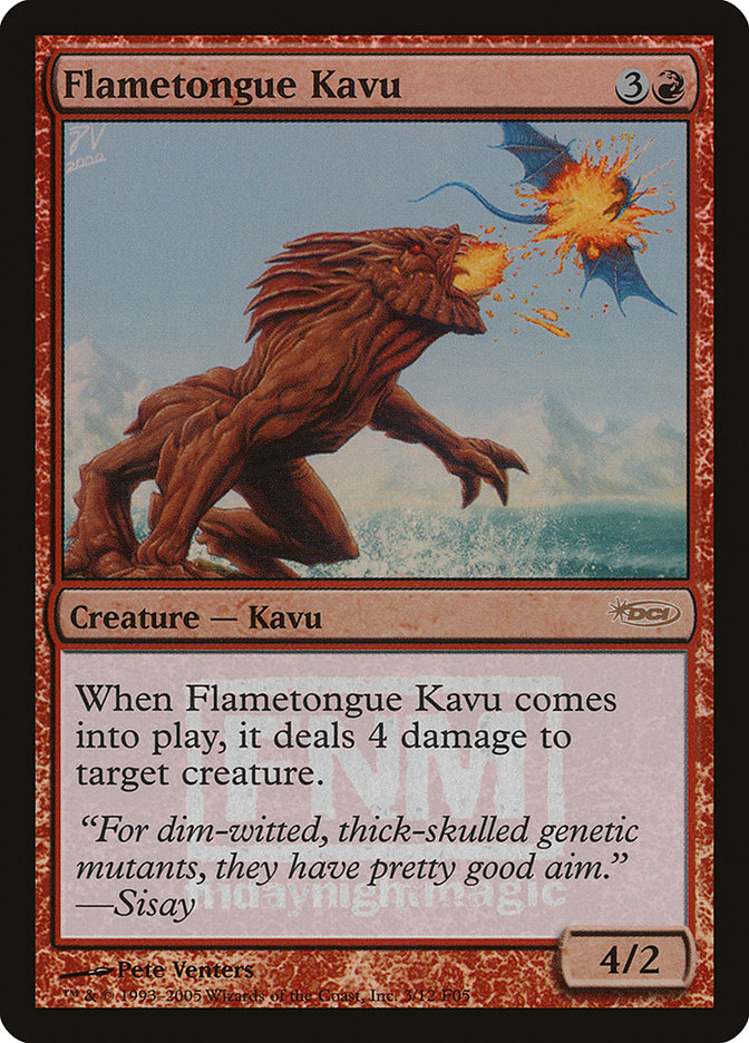 Flametongue Kavu [Friday Night Magic 2005] | Empire Gaming NC