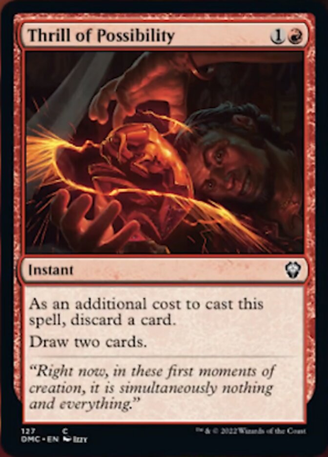 Thrill of Possibility [Dominaria United Commander] | Empire Gaming NC