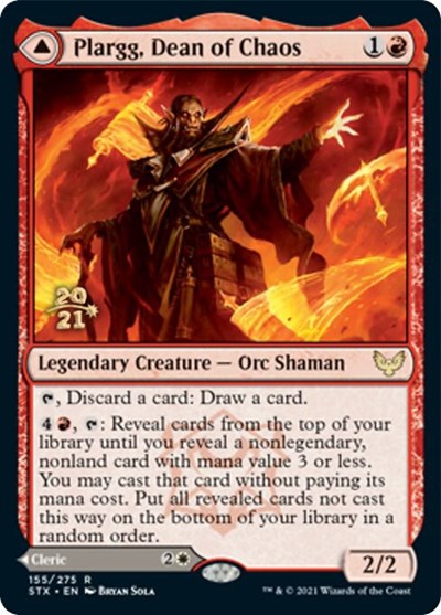 Plargg, Dean of Chaos // Augusta, Dean of Order [Strixhaven: School of Mages Prerelease Promos] | Empire Gaming NC