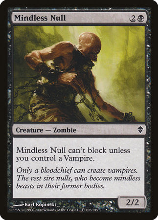 Mindless Null [Zendikar] | Empire Gaming NC