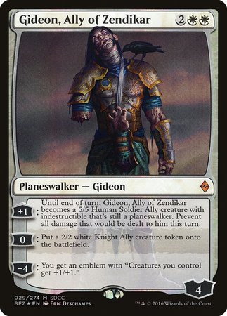 Gideon, Ally of Zendikar SDCC 2016 EXCLUSIVE [San Diego Comic-Con 2016] | Empire Gaming NC