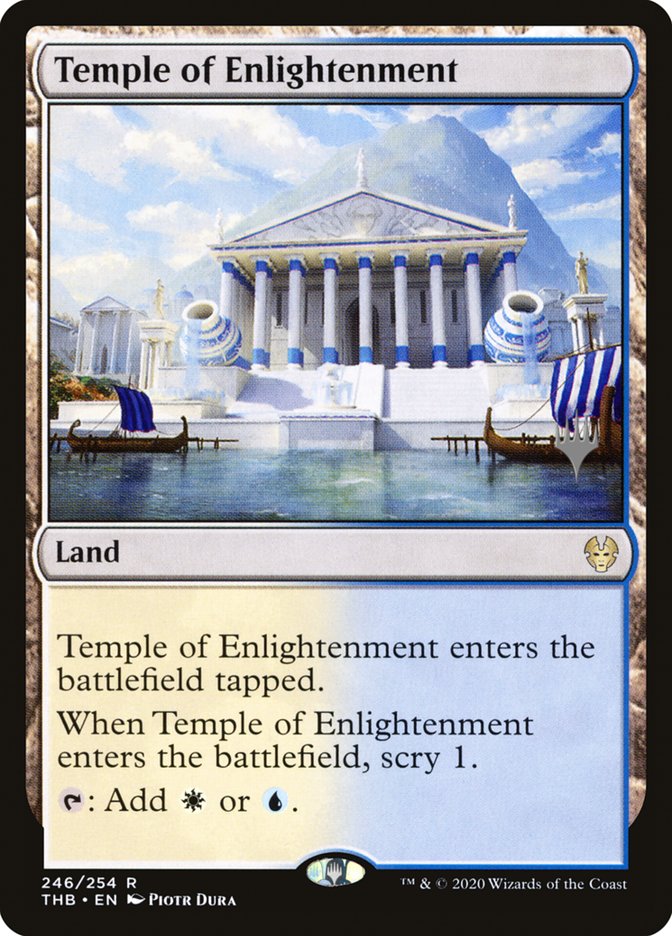 Temple of Enlightenment (Promo Pack) [Theros Beyond Death Promos] | Empire Gaming NC