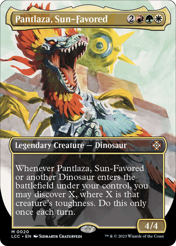 Pantlaza, Sun-Favored (Borderless) [The Lost Caverns of Ixalan Commander] | Empire Gaming NC