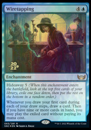 Wiretapping [Streets of New Capenna Prerelease Promos] | Empire Gaming NC