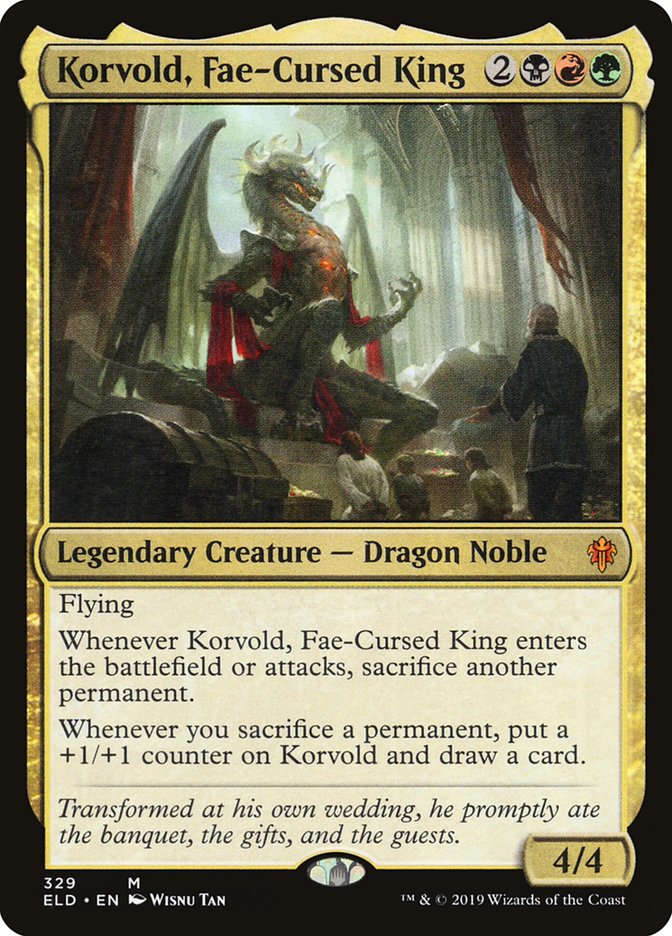 Korvold, Fae-Cursed King [Throne of Eldraine] | Empire Gaming NC