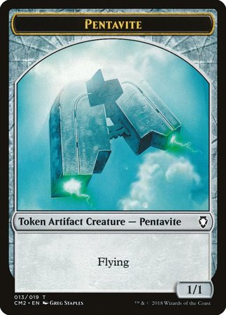 Pentavite Token [Commander Anthology Volume II Tokens] | Empire Gaming NC