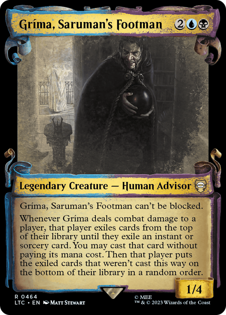 Grima, Saruman's Footman [The Lord of the Rings: Tales of Middle-Earth Commander Showcase Scrolls] | Empire Gaming NC