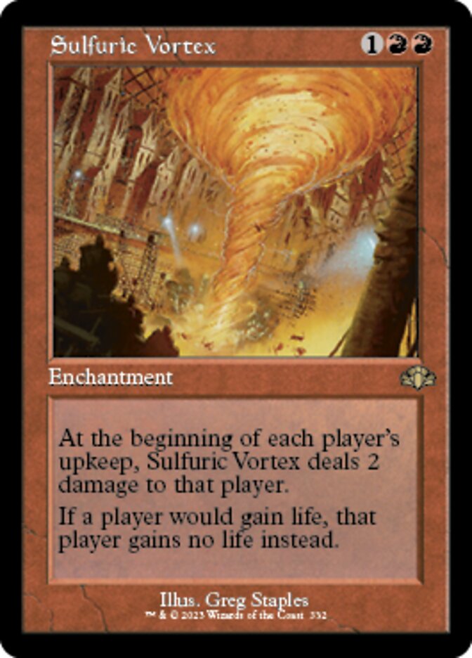 Sulfuric Vortex (Retro) [Dominaria Remastered] | Empire Gaming NC