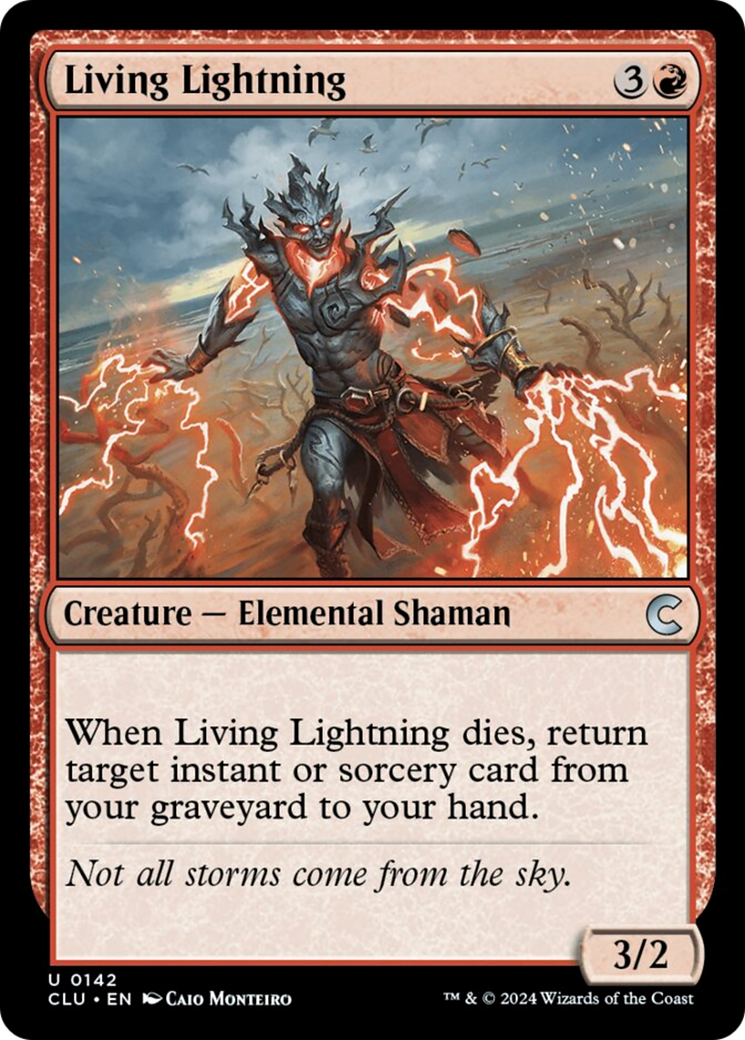 Living Lightning [Ravnica: Clue Edition] | Empire Gaming NC