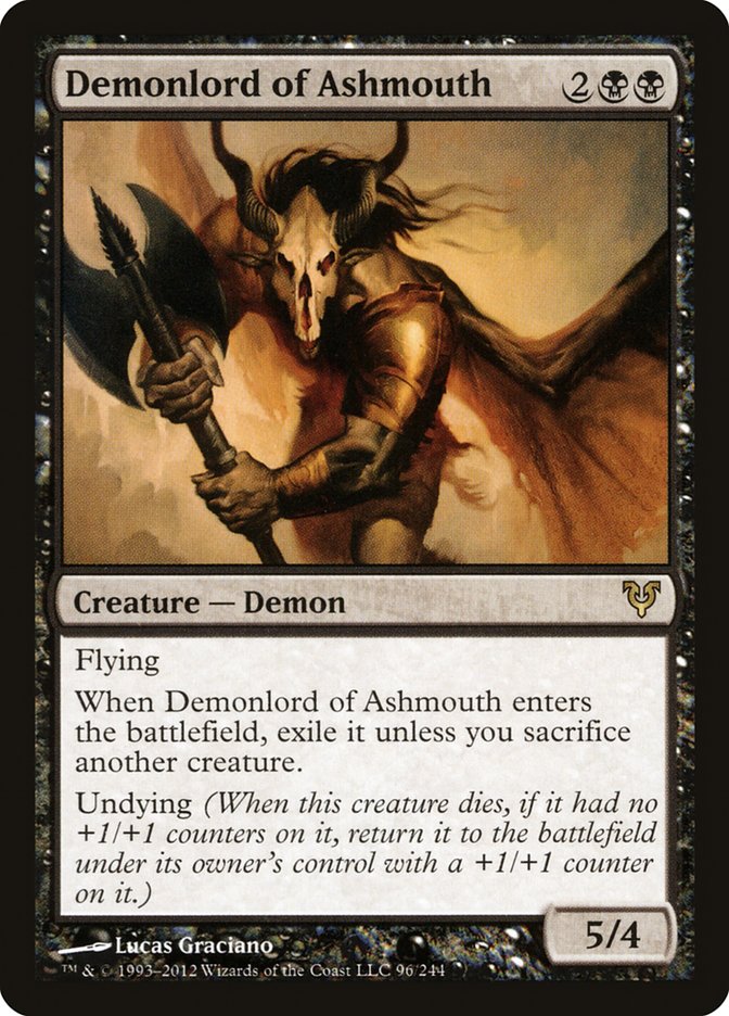 Demonlord of Ashmouth [Avacyn Restored] | Empire Gaming NC