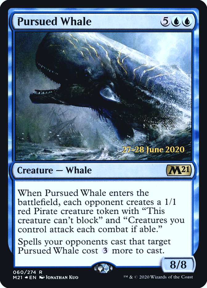 Pursued Whale  [Core Set 2021 Prerelease Promos] | Empire Gaming NC