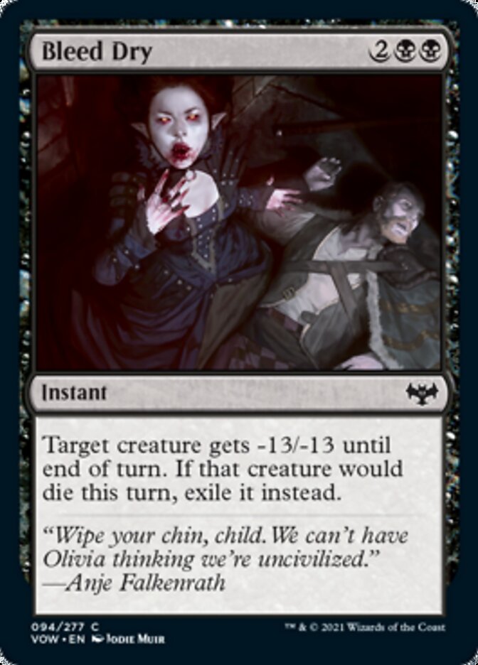 Bleed Dry [Innistrad: Crimson Vow] | Empire Gaming NC
