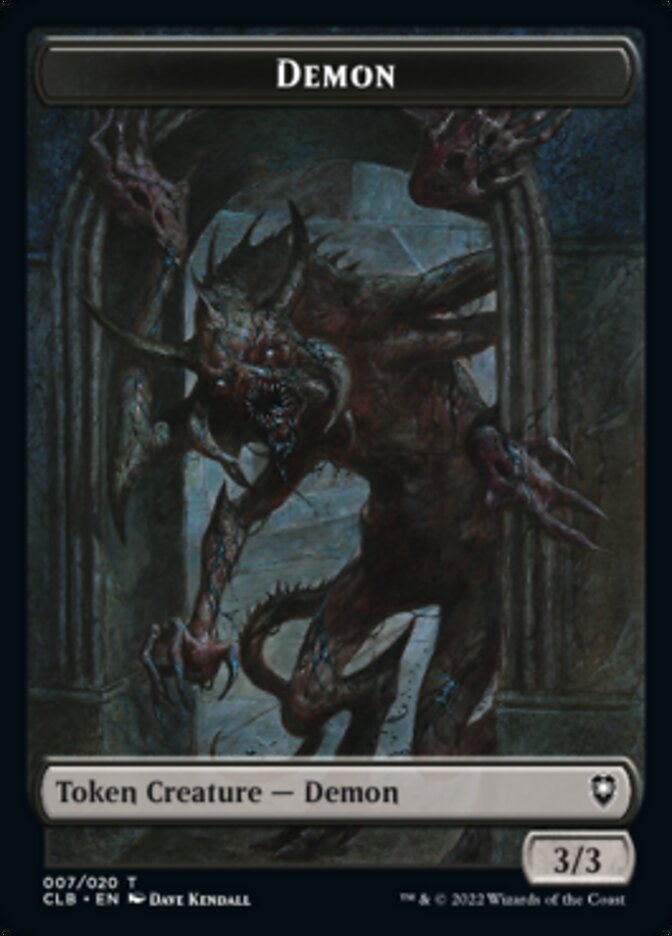 Demon Token [Commander Legends: Battle for Baldur's Gate Tokens] | Empire Gaming NC