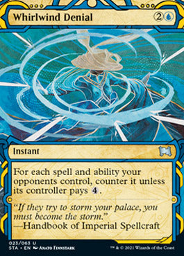 Whirlwind Denial  (Etched Foil) [Strixhaven Mystical Archive] | Empire Gaming NC