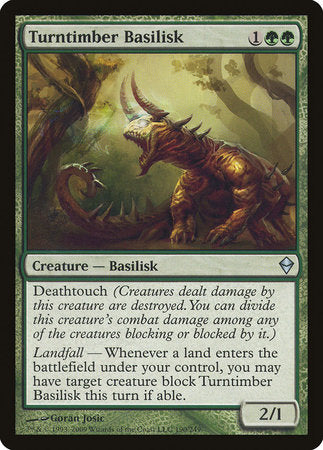Turntimber Basilisk [Zendikar] | Empire Gaming NC