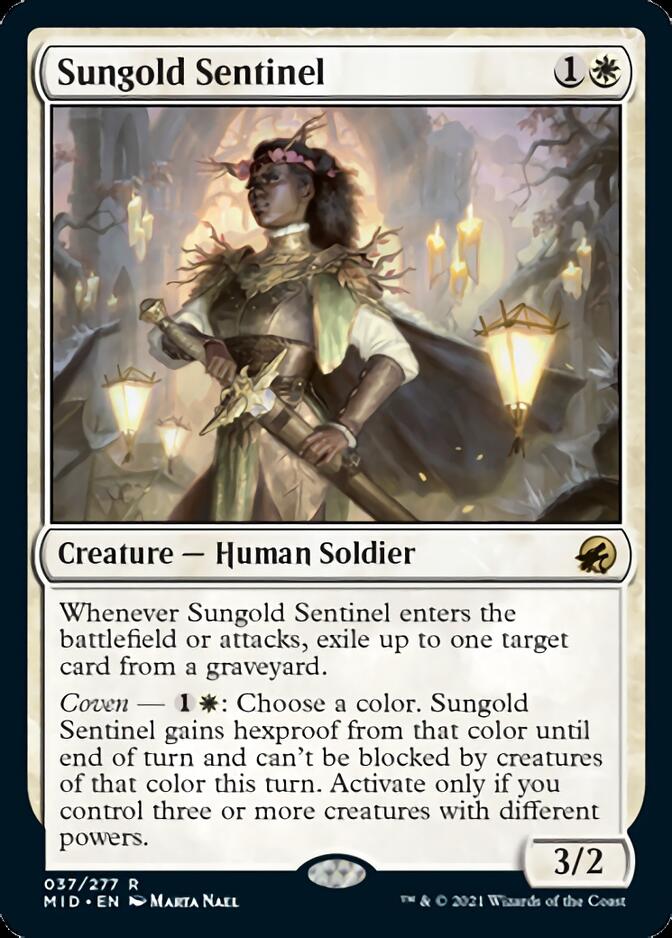 Sungold Sentinel [Innistrad: Midnight Hunt] | Empire Gaming NC