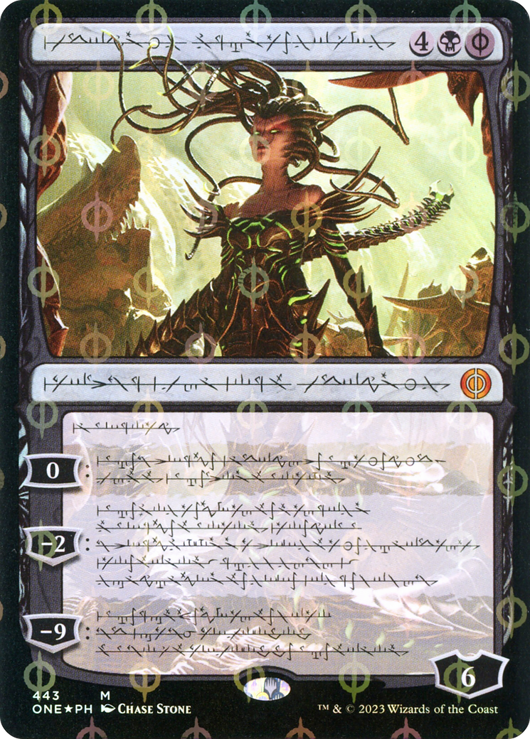 Vraska, Betrayal's Sting (Phyrexian Step-and-Compleat Foil) [Phyrexia: All Will Be One] | Empire Gaming NC