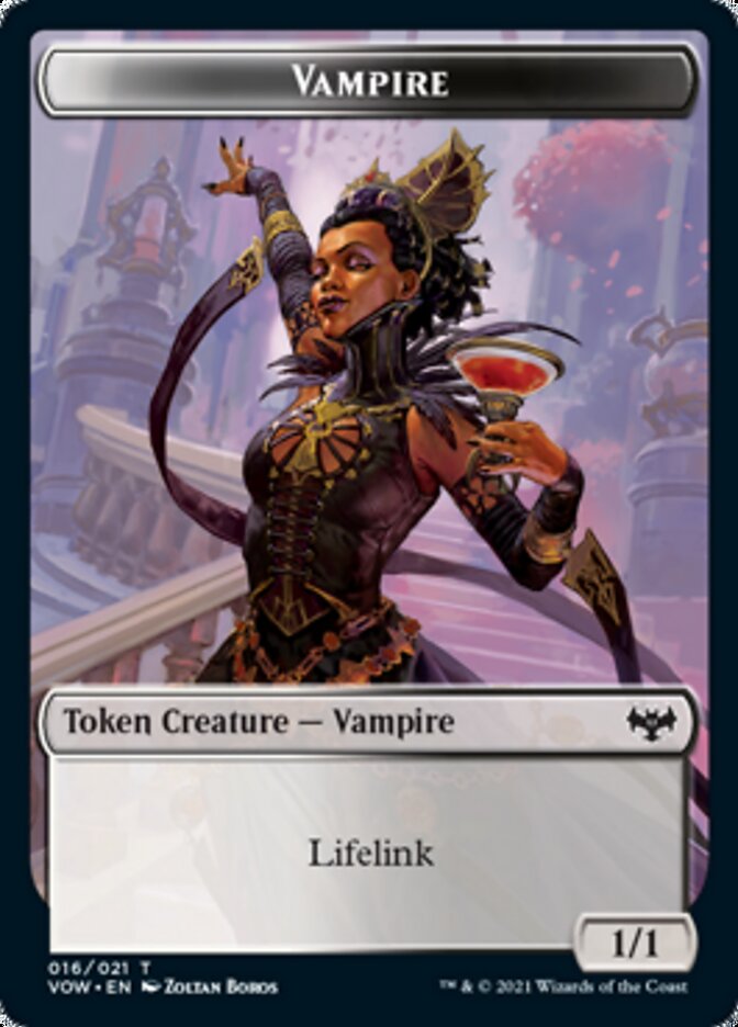 Vampire Token (016) [Innistrad: Crimson Vow Tokens] | Empire Gaming NC