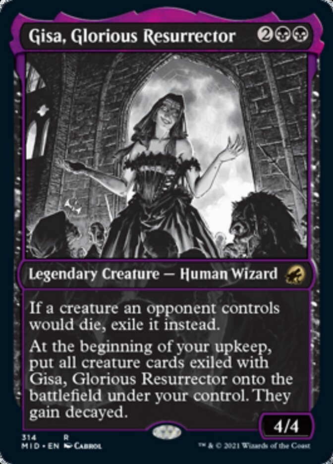 Gisa, Glorious Resurrector (Showcase Eternal Night) [Innistrad: Midnight Hunt] | Empire Gaming NC