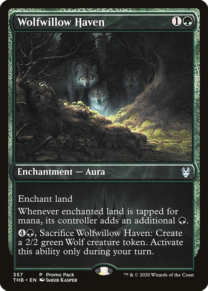 Wolfwillow Haven (Promo Pack) [Theros Beyond Death Promos] | Empire Gaming NC